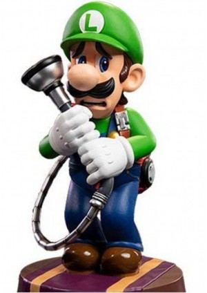 Figurine / Statue En PVC Luigi's Mansion 3 Par First 4 Figures - Luigi 23 CM